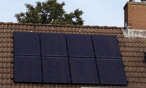 8 Centrosolar panelen met Micro-omvormers, Paardenweide, Zwaag Galerij zonnepanelen
